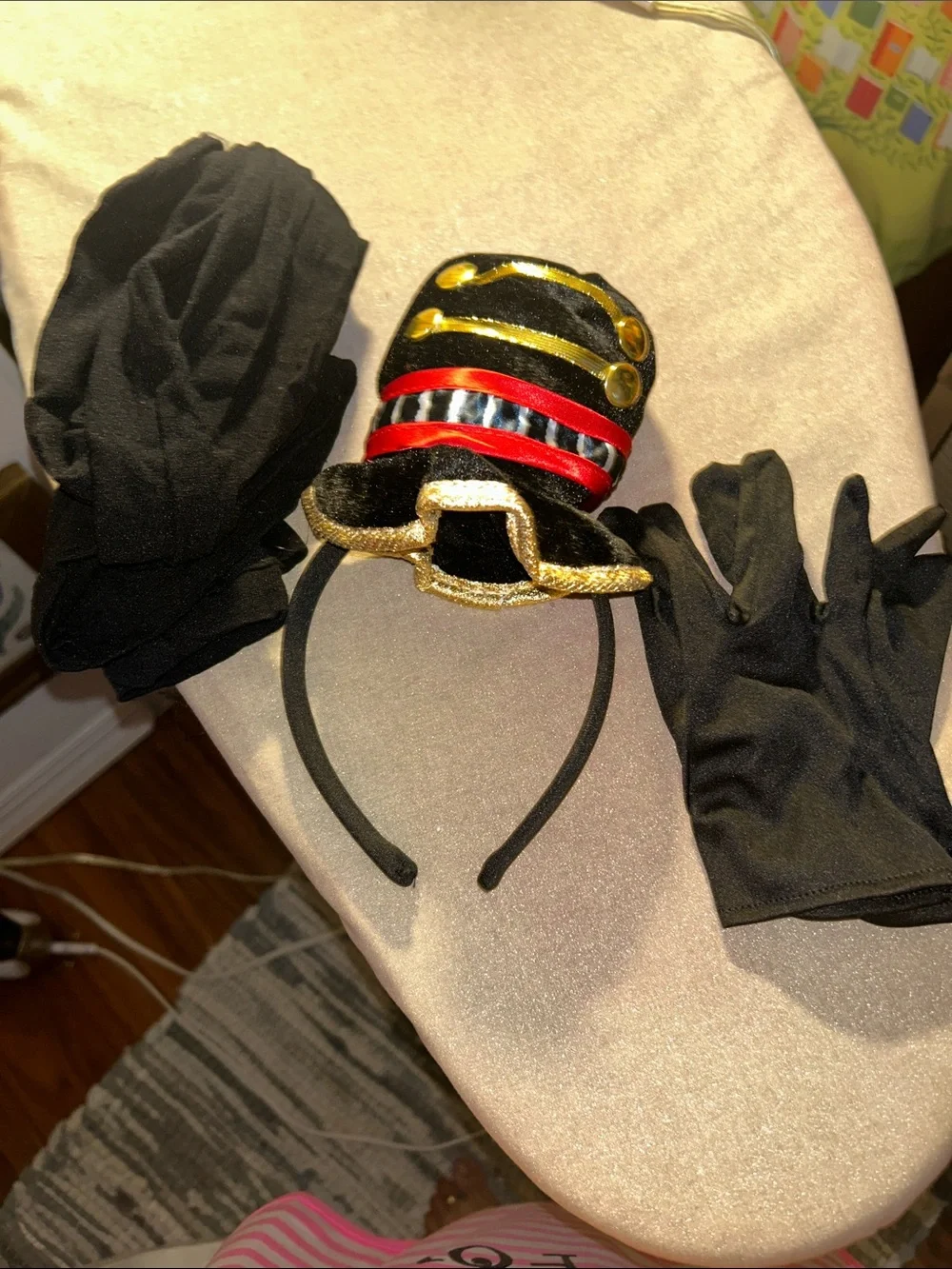 Spirit Red and Black Ringmaster Girl's Costume with Gold Trim